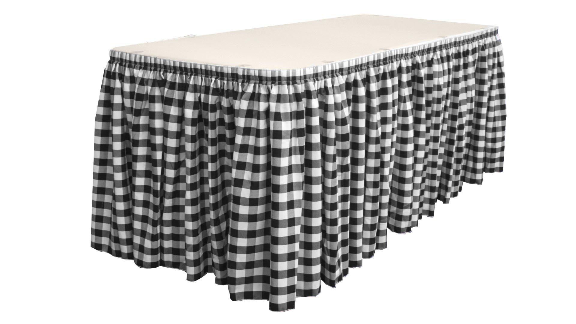 Checkered Table Skirts